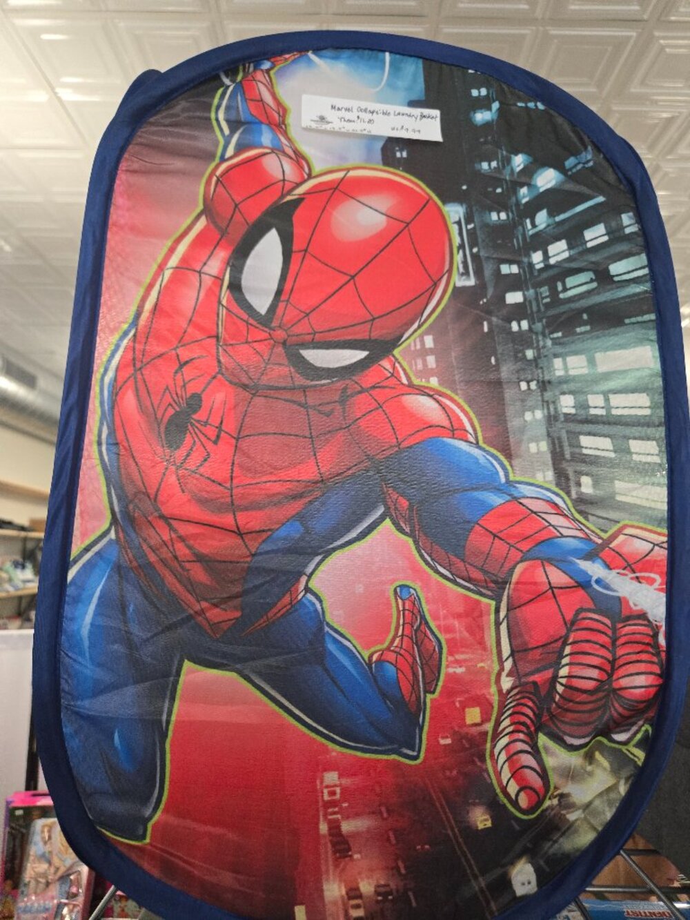 Marvel Spiderman Collapsible Laundry Basket